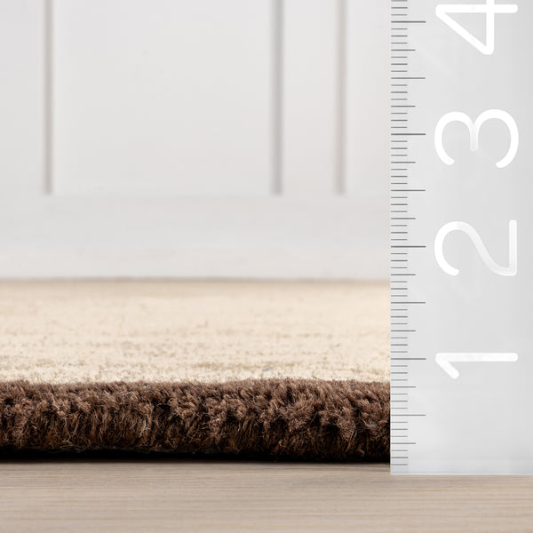 Nuloom Pierre Wool Area Rug Beige
