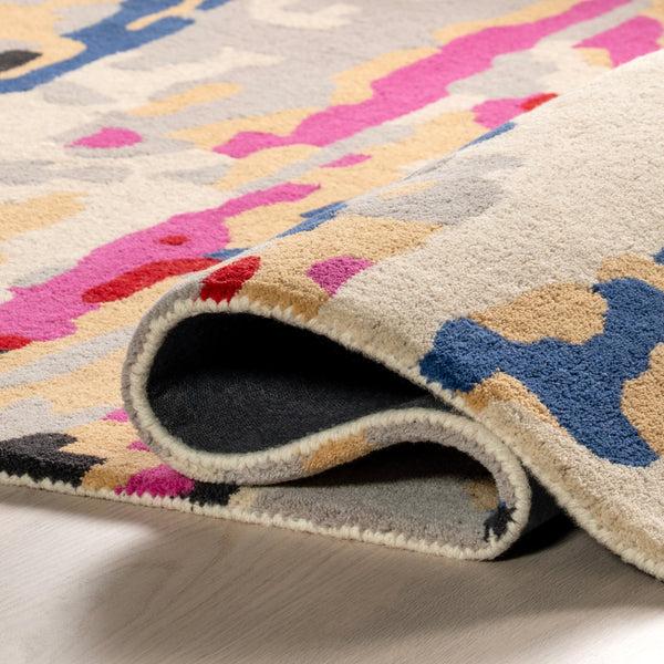 Nuloom Pokhara Abstract Wool Area Rug Multicolor