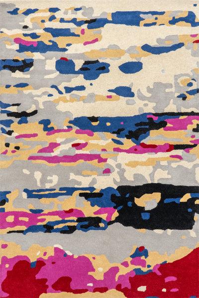 nuloom Pokhara Abstract Wool Area Rug Multicolor