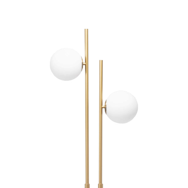 Nuloom Preston 63" Metal Floor Lamp White
