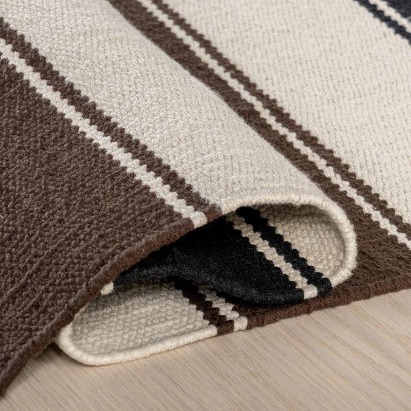 Nuloom Quest Striped Cotton Area Rug Multicolor