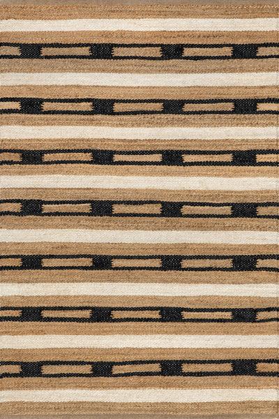 nuloom Raleigh Striped Jute Area Rug Natural