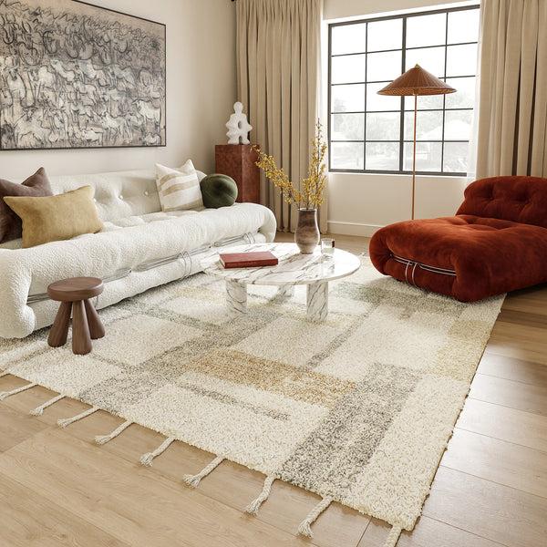Nuloom Rancho Abstract Area Rug Ivory
