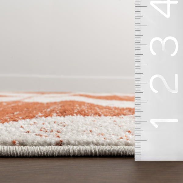 Nuloom Ravina Transitional Striped Area Rug Brick