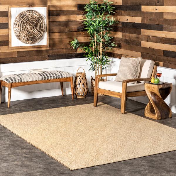 Nuloom Ray Diamond Indoor/Outdoor Area Rug Natural