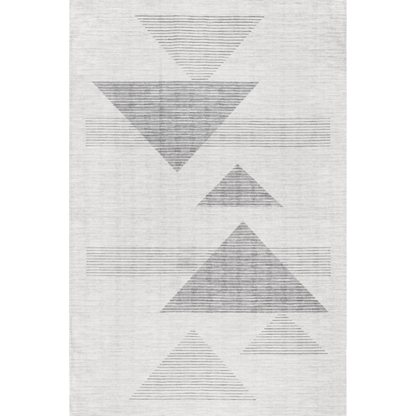 nuloom Rayna Washable Triangle Area Rug Beige