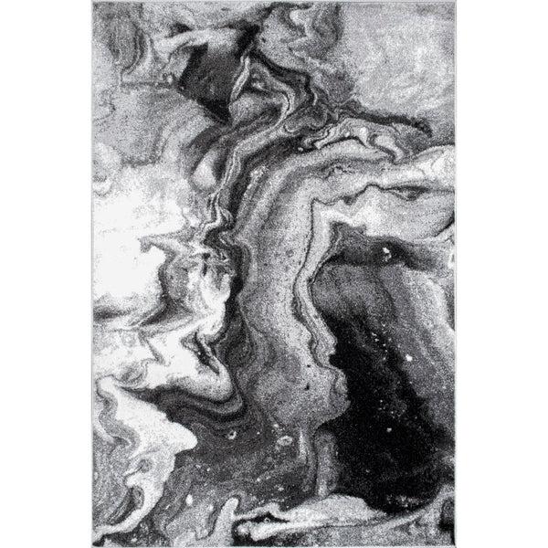 nuloom Remona Abstract Area Rug Grey