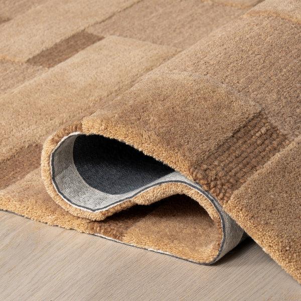 Nuloom Remy Crosshatch Wool Area Rug Brown