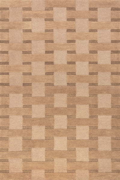 nuloom Remy Crosshatch Wool Area Rug Brown