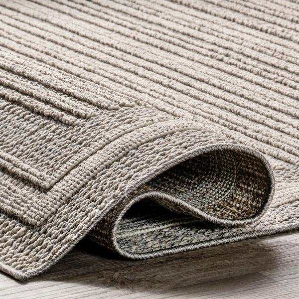 Nuloom Rena Modern Thin Striped Area Rug Gray