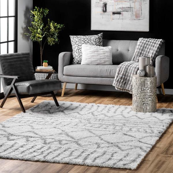 Nuloom Renata Moroccan Shag Grey