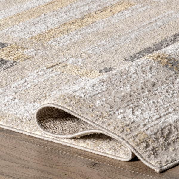 Nuloom Rey Transitional Geometric Area Rug Beige