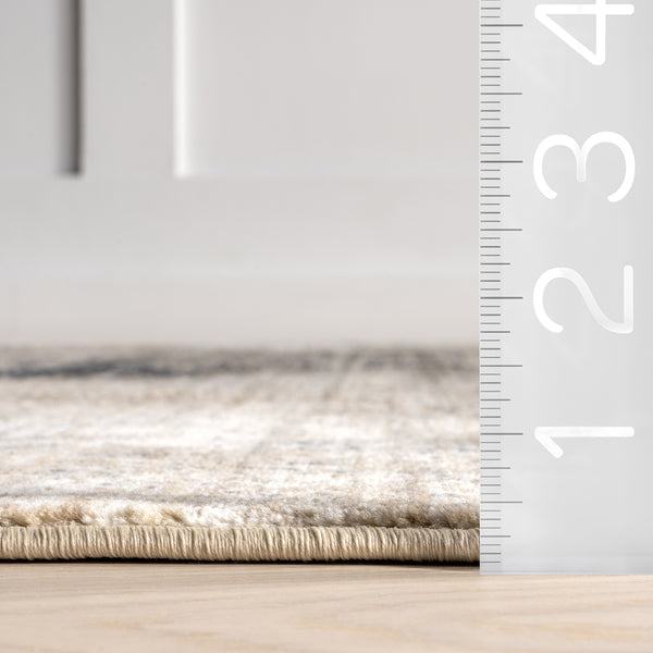 Nuloom Rhae Contemporary Abstract Area Rug Navy