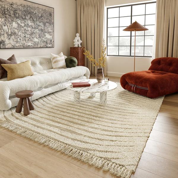 Nuloom Riley Textured Shag Area Rug Cream