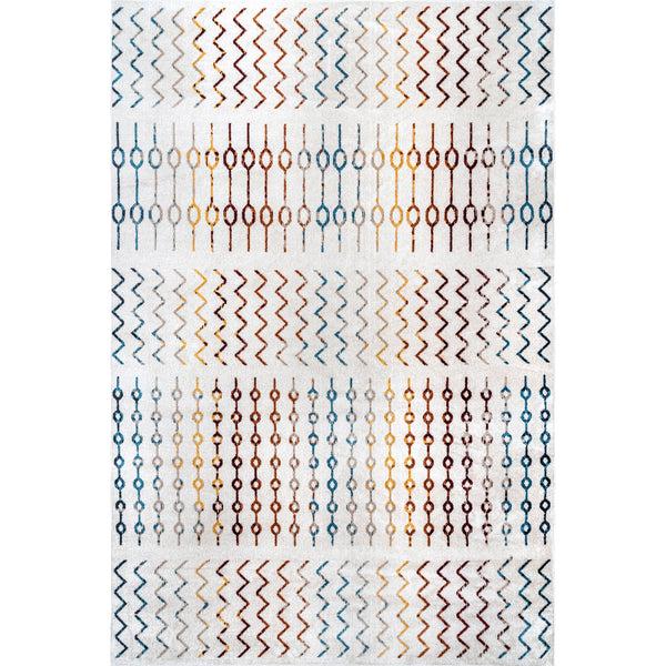 nuloom Roma Machine Washable Tribal Area Rug Beige