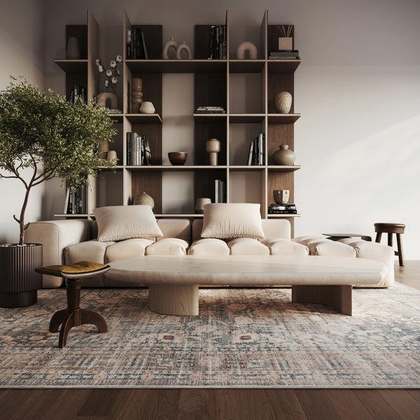 Nuloom Nuloom Romilly Bordered Traditional Washable Area Rug Tan