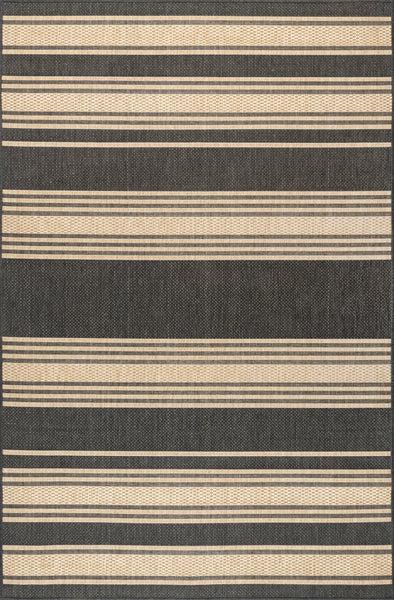 nuloom Romy Striped Indoor/Outdoor Area Rug Navy
