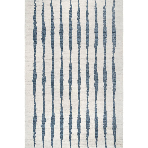 nuloom Rowan Transitional Striped Area Rug Blue