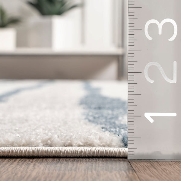 Nuloom Rowan Transitional Striped Area Rug Blue