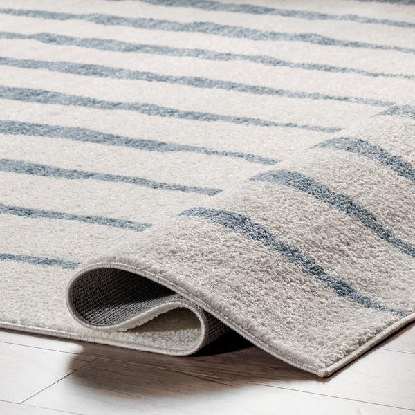 Nuloom Rowan Transitional Striped Area Rug Blue