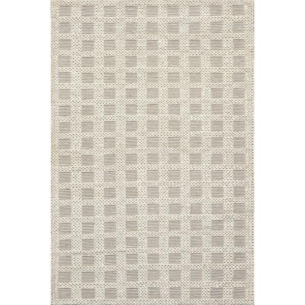 nuloom Rubina Casual Geometric Jute Area Rug Ivory