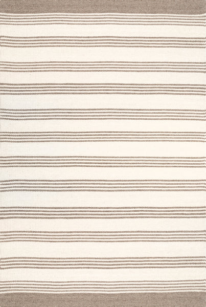 nuloom Sage Striped Wool-Blend Area Rug Beige