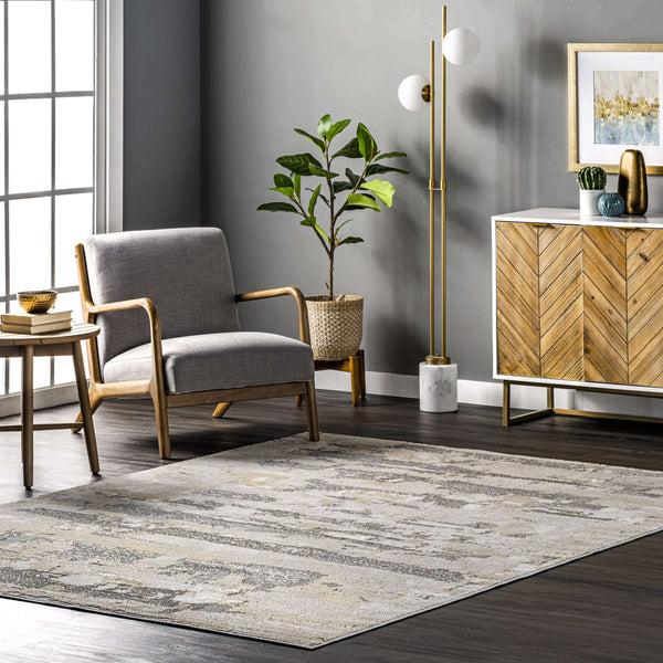 Nuloom Sally Contemporary Abstract Area Rug Beige