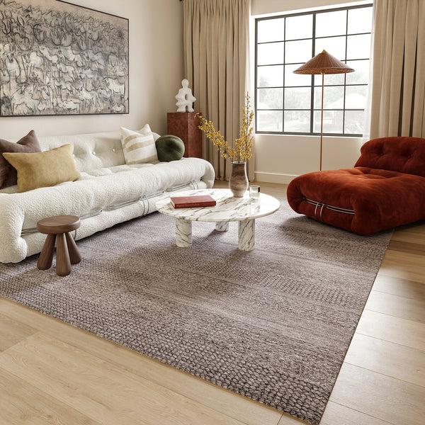 Nuloom Samba Textured Cotton-Blend Area Rug Grey