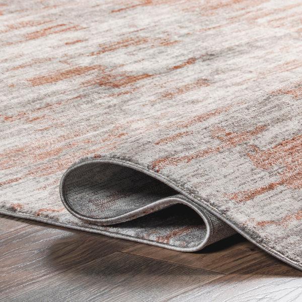 Nuloom Sammy Abstract Fringe Area Rug Rust