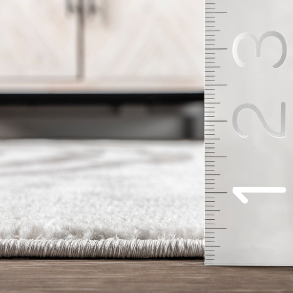 Nuloom Sena Modern Rainbow Area Rug Light Gray