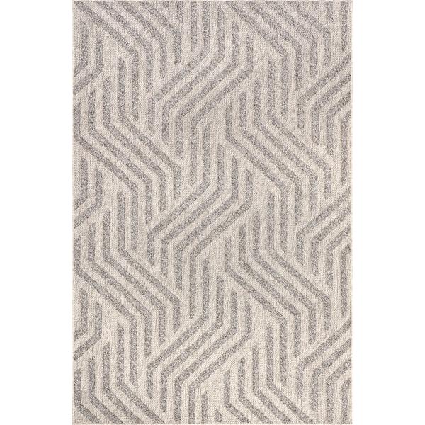 nuloom Shante Zig-Zag Indoor/Outdoor Area Rug Gray