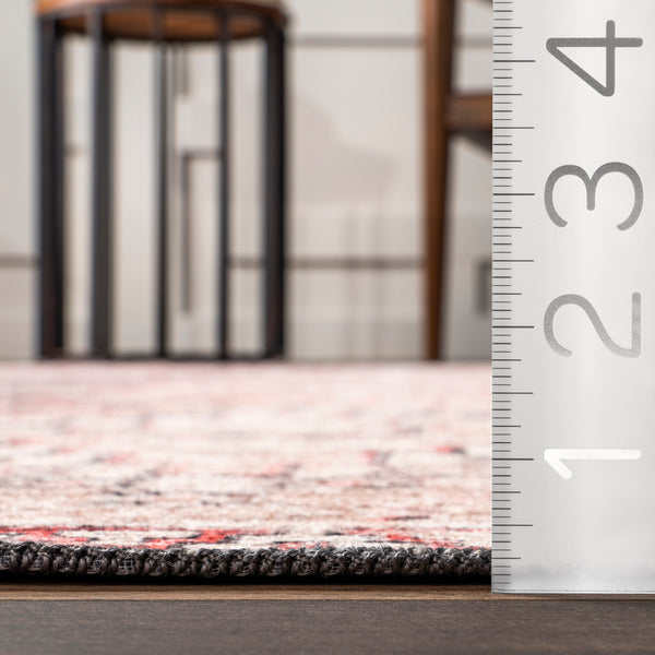 Nuloom Sharni Diamond Trellis Cotton Area Rug Rust