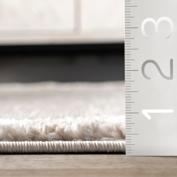 Nuloom Shauna Modern Tasseled Area Rug Beige