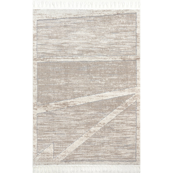 nuloom Shauna Modern Tasseled Area Rug Beige