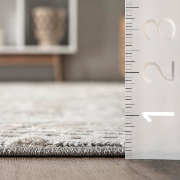 Nuloom Shirley Snake Print Area Rug Beige