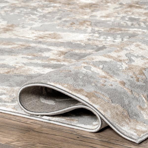 Nuloom Shirley Snake Print Area Rug Beige