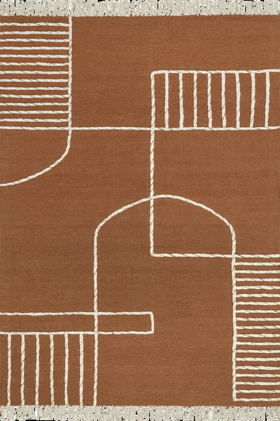 nuloom SoHo Tasseled Wool Area Rug Brown