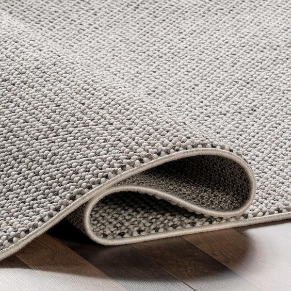 Nuloom Solid Casual Fringe Area Rug Light Gray