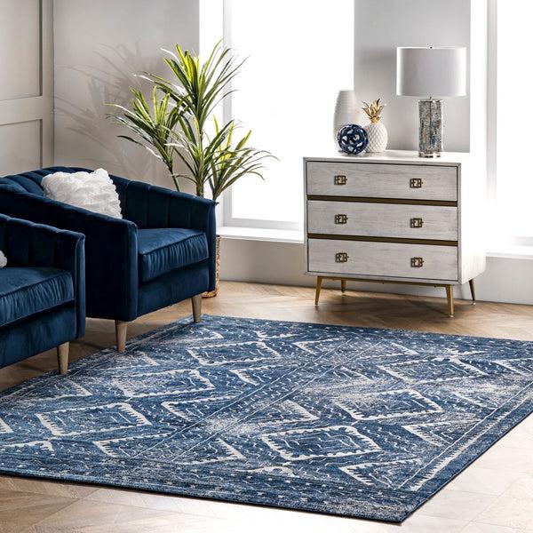 Nuloom Spencer Aztec Trellis Area Rug Ivory