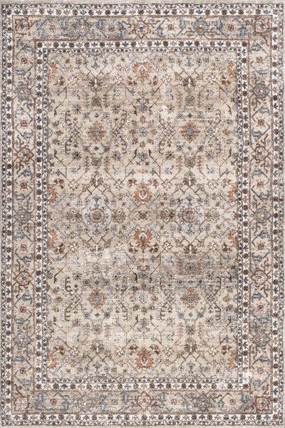 nuloom SpinClean Machine Washable Area Rug Beige