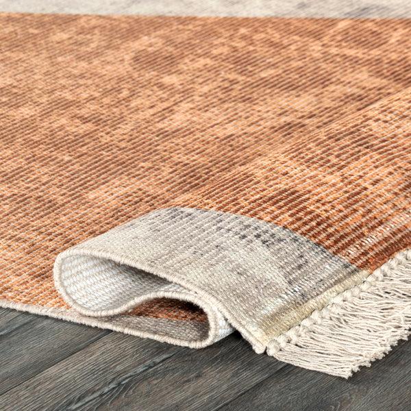 Nuloom Sunny Abstract Fringe Area Rug Beige