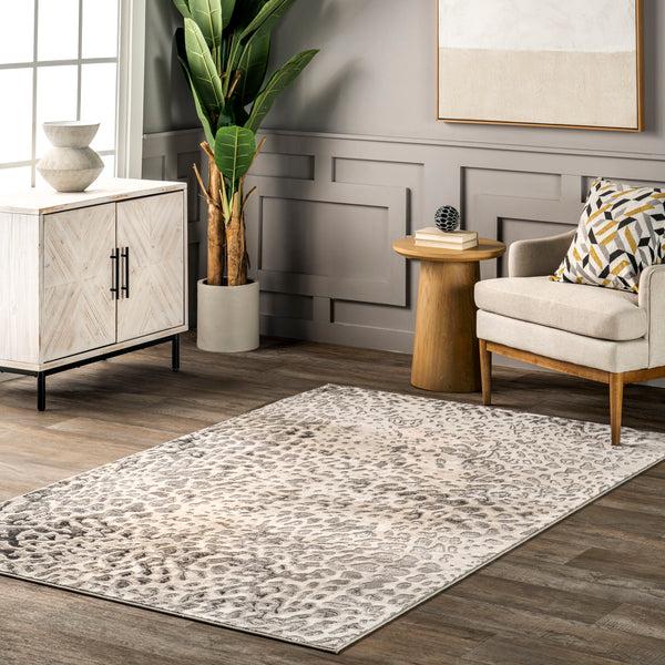 Nuloom Taisha Cheetah Print Area Rug Beige