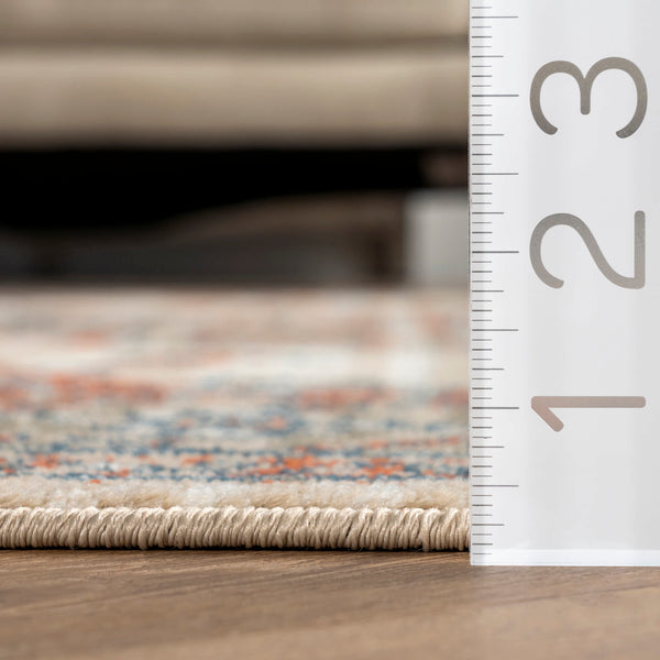 Nuloom Talulla Faded Medallion Area Rug Beige