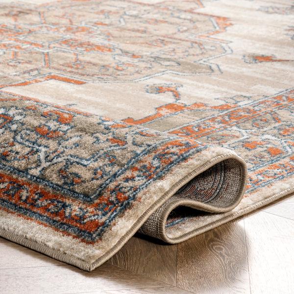 Nuloom Talulla Faded Medallion Area Rug Beige