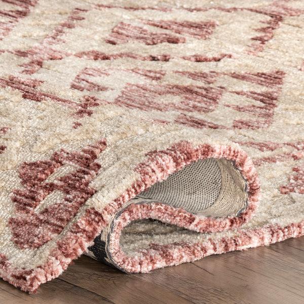 Nuloom Tami Tribal Diamond Area Rug Rust