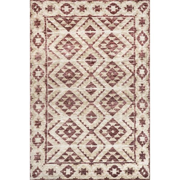 nuloom Tami Tribal Diamond Area Rug Rust