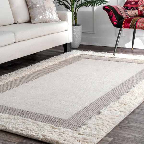 Nuloom Taneka Shaggy Beige