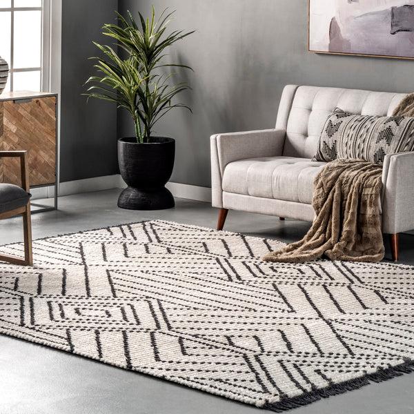 Nuloom Tatiana Double Diamond Area Rug Beige