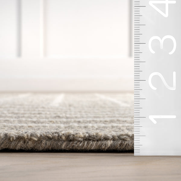 Nuloom Taylee Contemporary Striped Area Rug Grey