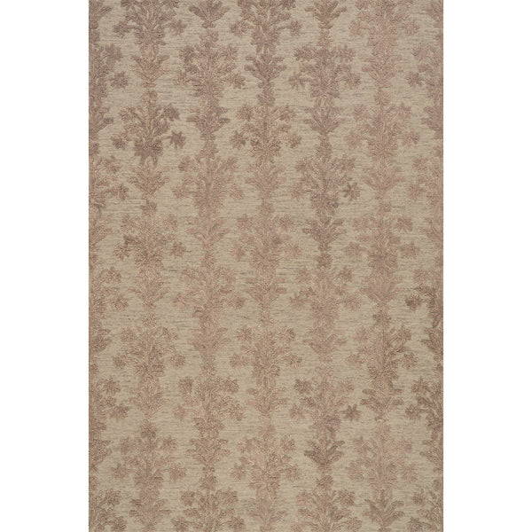 nuloom Nuloom Thalena Transitional Floral and Paisley Rug Taupe